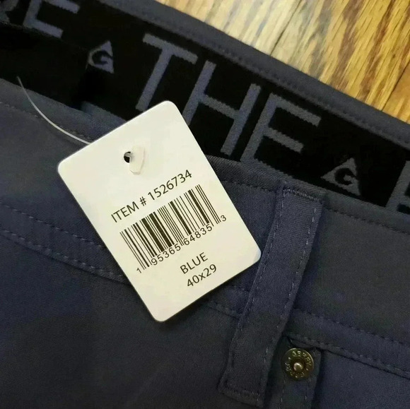 Gerry Men’s Venture Commuter Pant Stretch Fabric Leg Zip Pocket Blue 40 x 29 - Picture 2 of 8